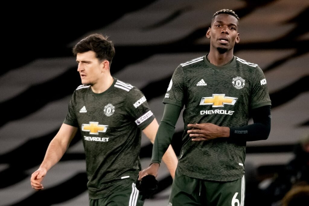 Harry Maguire and Paul Pogba