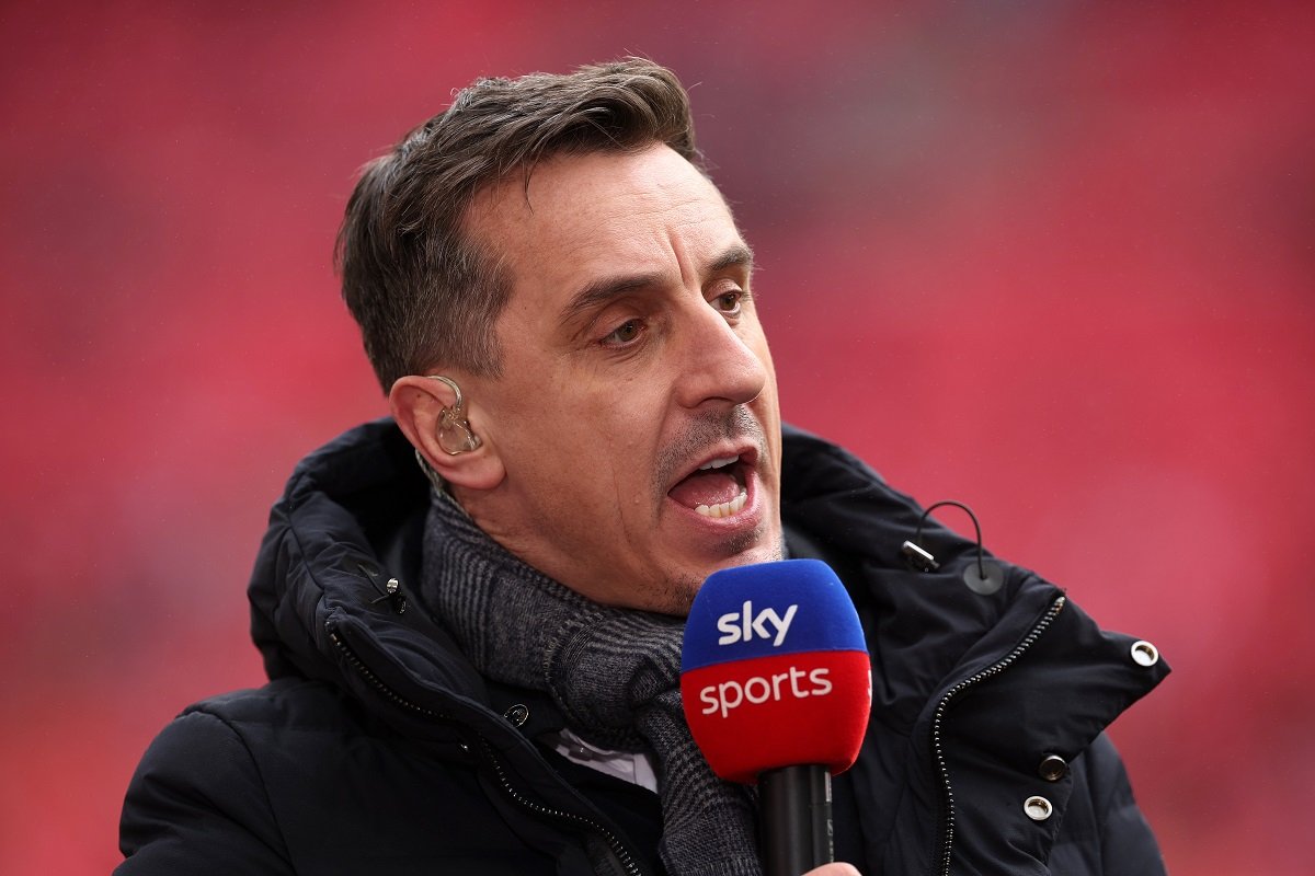 “They Look Human” –  Gary Neville Makes Title Prediction As City Slip Up Against Wolves