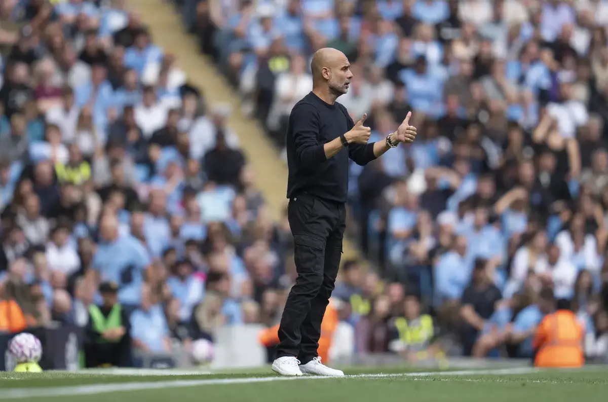 Guardiola First Team Guardiola Explains Why Fans Will Only Find Out His Best XI When Man ...